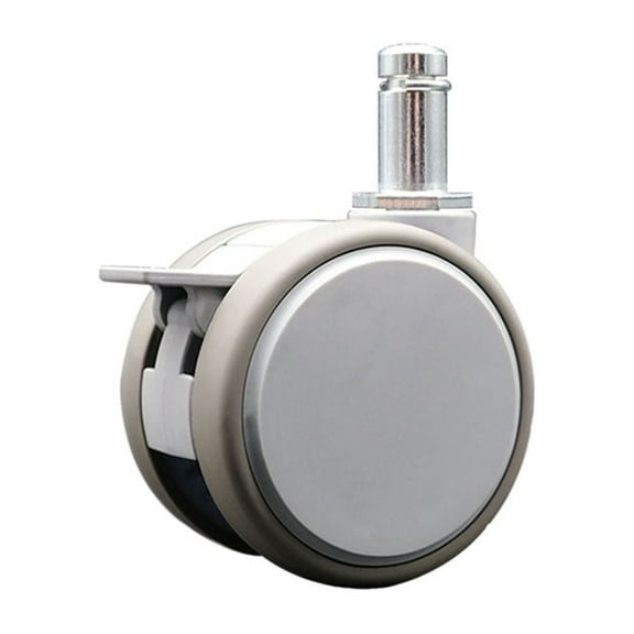 3 Inch MRI Safe Caster with Brake – 7/16 Inch Grip Ring Stem – Service Caster