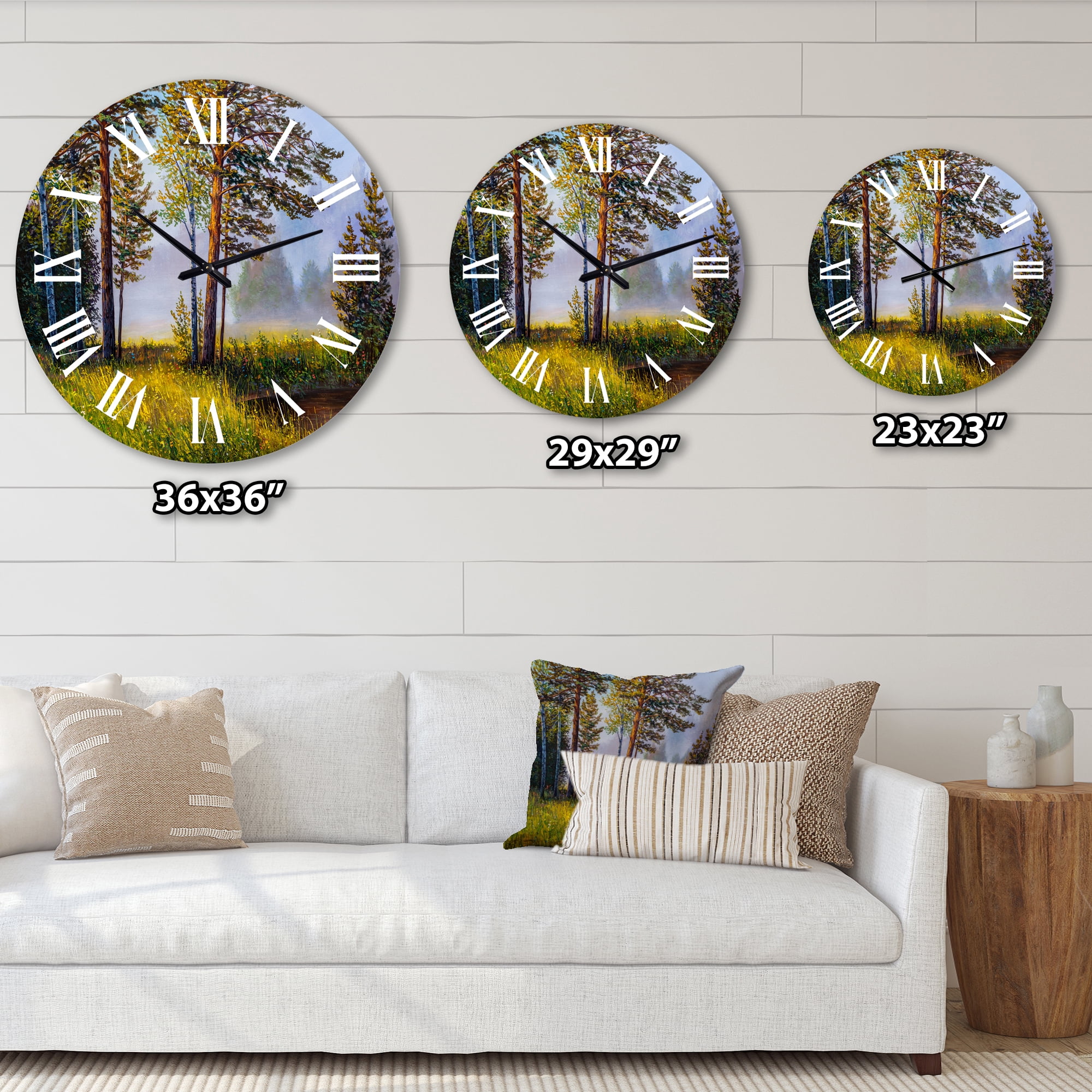Designart 1 in Quartz Wall Clock