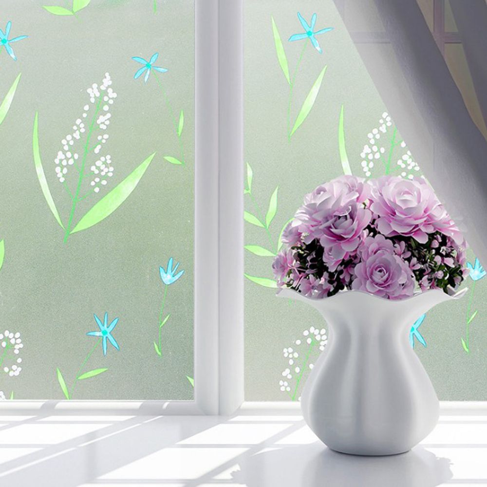 Window Privacy Film Decor Frosted Glass Film Non-Adhesive Bird Static Cling Glass  Stickers for Glass Door Heat Control Anti UV - AliExpress