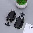 thumbnail image 3 of 2 Pcs Dispositif de Capture de Porte Autobloquant pour Tiroir d'Armoire (Noir), 3 of 8