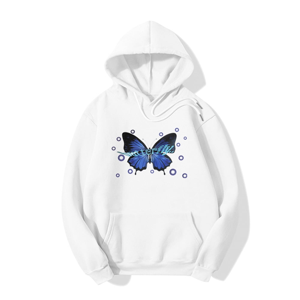 blue butterfly sweater