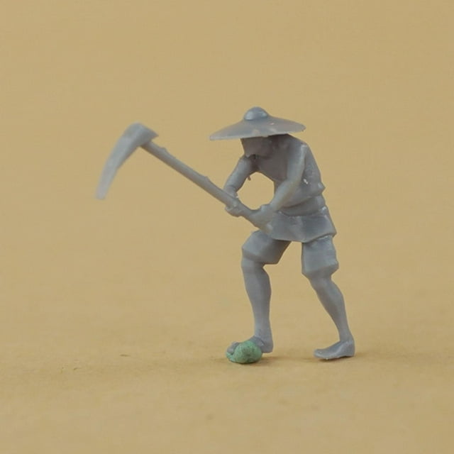 Figuras de granjero a escala 1:87 Perfecl diseño de estación de tren