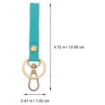 thumbnail image 2 of OUSITAID 8Pcs PU Leather Wristlet Strap Keychains PU Wrist Strap for Key Lanyard Keychain Holder, 2 of 6