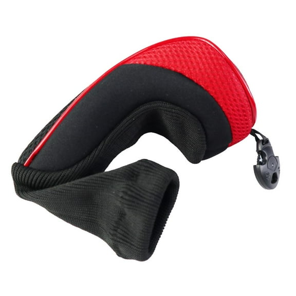 Golf Club Headcover Long Sock Protective Cover for Golf Club with , Red