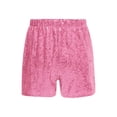 thumbnail image 2 of SiiRoh Girls Glitter Sequin High Waist Shorts Sparkly Hip Hop Jazz Dance Shorts Pink 6, 2 of 7