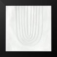 thumbnail image 2 of Scarvey, Emma 20x20 Black Modern Framed Museum Art Print Titled - Arcobaleno Bianco IV, 2 of 5