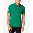 thumbnail image 1 of Tommy Hilfiger - Polo de rugby para hombre, deportivo, bordado, verde, grande, 1 of 1