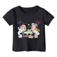 thumbnail image 3 of Hiijoy Big Girls Cartoon Graphic Tee Short Sleeve Crew Neck T-Shirt, Sizes 1-13, 3 of 3