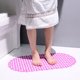 thumbnail image 3 of Alfombrilla de baño antideslizante NQ PVC con ventosa lavable para bebé niño rosa rojo 66 x 37 cm, 3 of 5