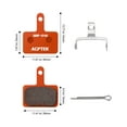 thumbnail image 6 of AGPTEK Bike Brake Pads 4 Pairs Disc Brake Pads for Bicycle, Compatible with Shimano B01S M515 M525 C501 C601 M415 M416 M485, 6 of 7