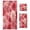Red Watercolor Flowers, variant on 3 Piece Bath Towels Set Bath Towel, Hand Towel and Face Towel for Bathroom, Gym, Hotel Pastel Watercolor Floral Pattern