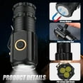 thumbnail image 7 of 2 Pcs Small Rechargeable Flashlight 1600 High Lumens Pocket Flashlight with Clip Magnetic LED Flashlight Type C USB Tactical Pen Light 5 Modes Portable Torch for Hiking, Camping, Emergency, 7 of 7