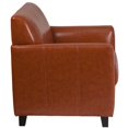thumbnail image 2 of Bowery Hill Faux Leather Reception Chair in Cognac, 2 of 4