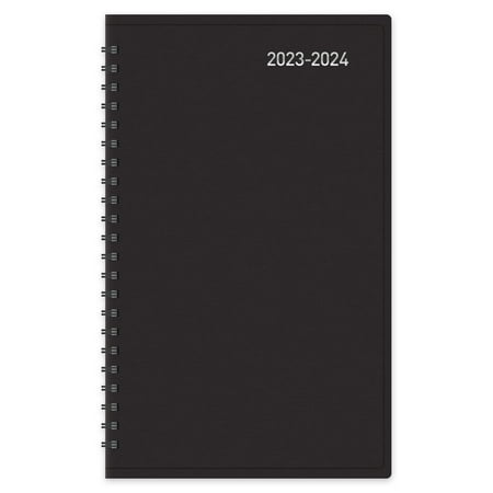 UPC: 0735854721268 | 2023-2024 Office Depot® Brand 14-Month Weekly/Monthly Academic Planner  5  x 8   30% Recycled  Black  July 2023 to August 2024