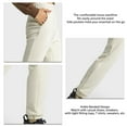thumbnail image 5 of Elastic Waist Sports Lounge Pants Women Joggers Pants Workout Yoga Sweatpants Swith Pockets Ivory White L Rawiri, 5 of 6