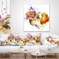 thumbnail image 4 of Designart Cute Labrador Dog Watercolor - Animal Throw Pillow - 12x20, 4 of 5