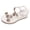 Gold, variant on Glitter Crystal Flowers Platform Wedge Sandals for Women Sparkly Rhinestones Elegant Chunky High Heels Elastic Ankle Strap Bride Wedding Dress Summer Shoes Beach Black Size 6.5