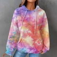 thumbnail image 1 of EQWLJWE Sweatshirts à Capuche pour Femmes, Pulls Surdimensionnés, Sweatshirts Graphiques pour Femmes Grande Taille, Blouse à Manches Longues Imprimée Mode Décontractée, 1 of 6