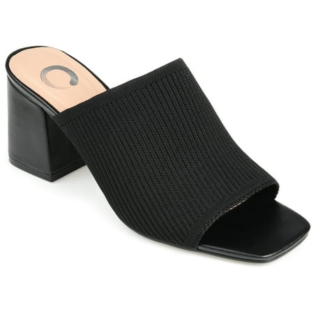 

Journee Collection Womens Lorenna Wide Width Open Square Toe Block Heel Sandals