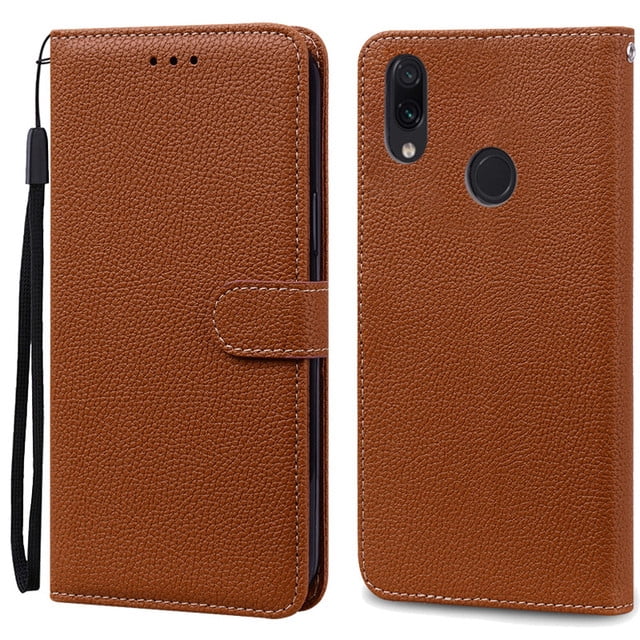 Funda de cuero con tapa para Xiaomi Redmi Note 7 Pro carcasa protectora