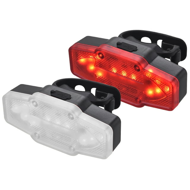Tignapoo Feu Arrière de Vélo Intelligent Rechargeable USB avec 13 LED, Design Étanche, et Capteur de Gravité pour une Sécurité Nocturne Améliorée - Options Rouges et Blanches Disponibles