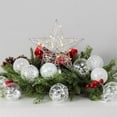 thumbnail image 4 of Adornos navideños BSTDECOR, blanco transparente, 30 quilates, 6 cm, irrompibles, 4 of 7