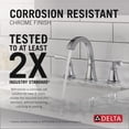 thumbnail image 3 of Delta 35864Lf Zinc Chrome Finish Bathroom Faucet, 3 of 8