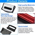 thumbnail image 1 of Clip de plástico ajustable para cinturón de seguridad, bloques de ajuste universales para cinturón de seguridad, Clip para cinturón de coche para relajar hombros y cuello, 8 Uds., 1 of 2