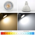 thumbnail image 4 of Focos LED COB regulables, lámparas GU10, GU5.3, MR16, 220V, 110V, ampolla de 7W para el hogar y el dormitorio, 5 piezas, 4 of 4