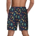 thumbnail image 4 of Gaeub Shells and Seaweed Mens Swim Trunks Stretch Beach Shorts Quick Dry for Men Swim Shorts Swimwear with Pockets- Small, 4 of 9