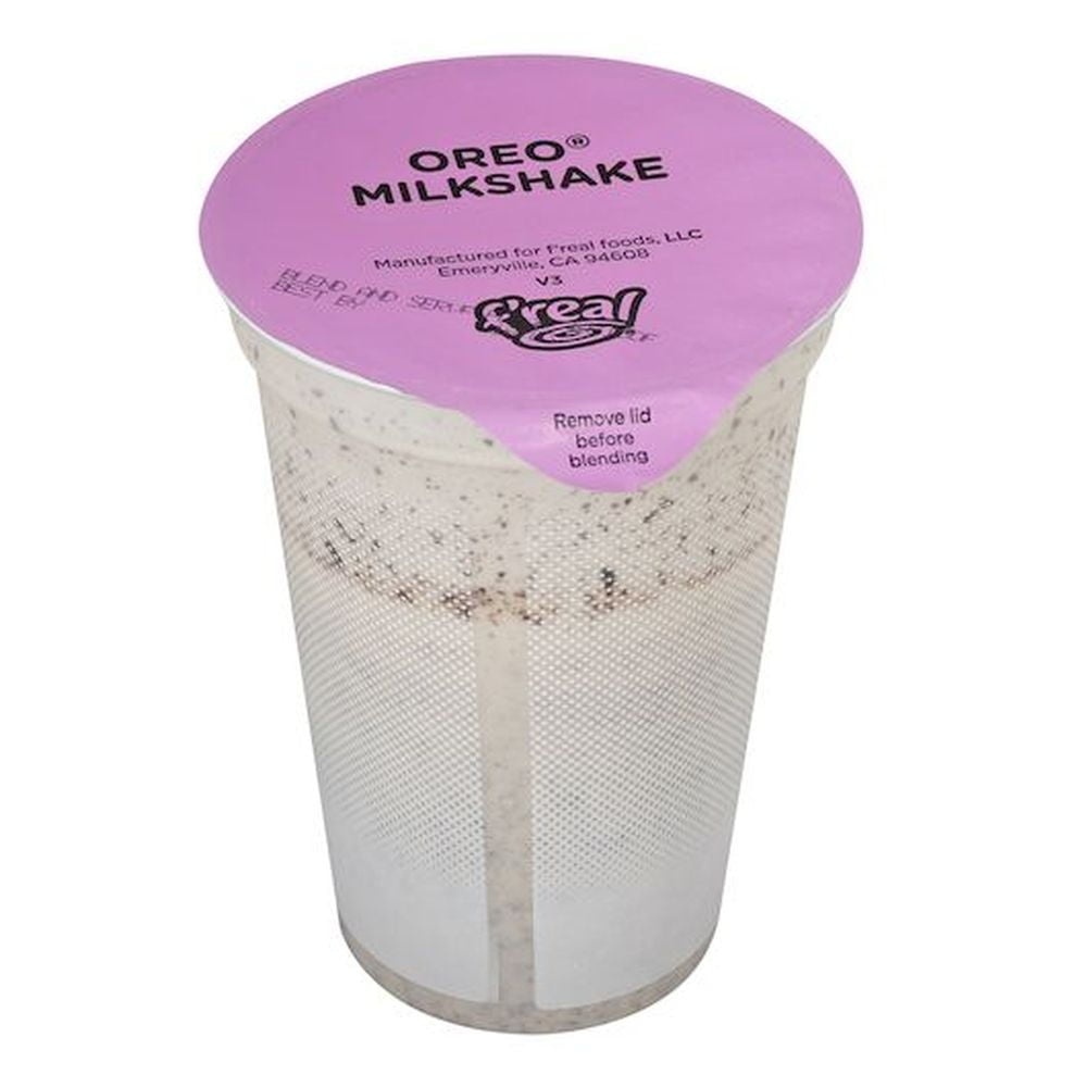 F Real Blend and Serve Oreo Cookies N Cream Shake, 10 Fluid Ounce -- 12 ...