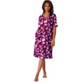 thumbnail image 5 of Dreams & Co. Women's Plus Size Short T-Shirt Dress or Nightgown Dress Or Nightgown, 5 of 5