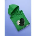 thumbnail image 3 of Abstract Heart W Paint Hoodie Women -Image by Shutterstock, Female x-Large, 3 of 4