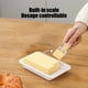 thumbnail image 4 of Caja de almacenamiento con divisores | Caja divisora para rebanadas de queso | Plástico multicolor | Almacenamiento sellado para alimentos frescos | Gran capacidad | Control de porciones |, 4 of 5