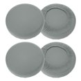 thumbnail image 1 of Uxcell 4 Paquete Fundas de Taburete Redondas 16-20" Lavables a Prueba de Polvo con Elástico Gris Plateado Fluorescente, 1 of 6