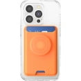 thumbnail image 4 of PopSockets Phone Wallet for MagSafe, Phone Card Holder with Grip, Orange - Canteloupe, 4 of 4