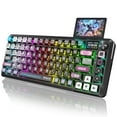 thumbnail image 1 of Teclado mecánico inalámbrico para juegos Redragon Cyber Mecha, 1 of 7
