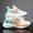 3.0-green and orange, variant on Mens Running Shoes Tennis Sneakers Walking Slip on Gym Workout Athletic Breathable Jogging Sport Casual Shoe