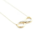 thumbnail image 3 of Galaxy Gold 14K Solid Gold Natural Diamond Pendant Necklace for Women - Yellow Gold Fine Jewelry, 3 of 4