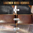 thumbnail image 2 of Leather Restorer Leather Hero, color negro, para sofás, 120 ml, 2 of 6