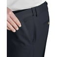 thumbnail image 3 of Oak Hill by DXL Men's Big and Tall Waist-Relaxer Flat-Front Microfiber Pants- New Improved Fit, Navy, 50W X 32L, 3 of 6