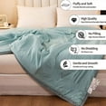 thumbnail image 5 of kchsji Cooling Blanket for Summer, Double Layer Breathable Lightweight Temperature Regulating Comforter, for Hot Sleepers Night Sweats Air Conditioner Use, Queen Size Bed Quilt, 5 of 6
