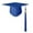 Navy, variant on KAOOCXU Toddler Shiny Kindergarten And Preschool Graduation Caps For Kids And High School College For Adults With Tassel Soft Dailywear