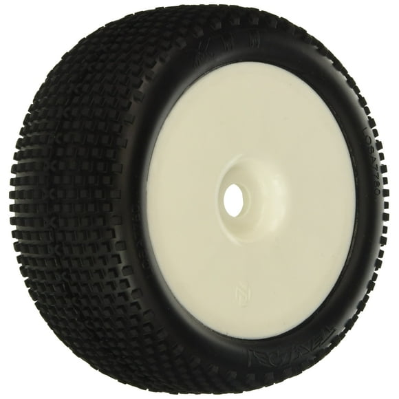 Team Losi 1/8 XTT TruggyTireBlMntdw/Wht Whl0 0ffset (2)