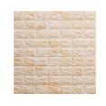 thumbnail image 2 of Papel tapiz 3D Etiqueta de pared de ladrillo Espuma TV Calcomanía de fondo Autoadhesivo Etiqueta adhesiva, 10 piezas, Tipo 3 Methold HA002452-16, 2 of 6