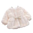 thumbnail image 1 of Abrigo para niñas Chaquetas de invierno de piel sintética Ropa para niños pequeños Abrigo para niños, 1 of 2