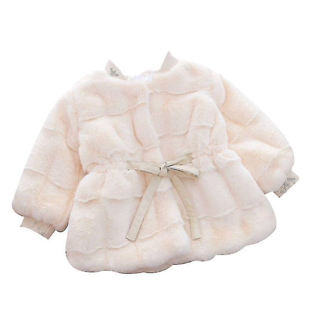 Abrigo para niñas Chaquetas de invierno de piel sintética Ropa para niños pequeños Abrigo para niños