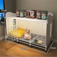 thumbnail image 2 of golytefs Dog Crate End Table Wired Dog Kennels with Wheels & Tray Indoor Dog House, 2 of 9