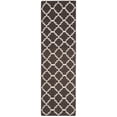 thumbnail image 2 of Safavieh Dhurries Brad Geometric Runner Rug, Brown/Ivory, 2'6" x 6', 2 of 8