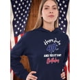 thumbnail image 2 of Yes It's My Birthday 4Th July Hoodie Women -Image by Shutterstock, Female Large, 2 of 4